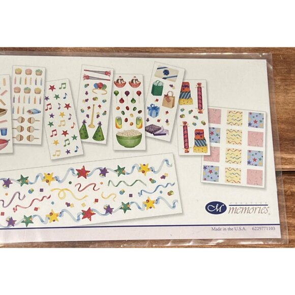 2003 CREATIVE MEMORIES CELEBRATION STICKERS 6229771109 PARTY CAKE BALLOON - Picture 4 of 5